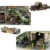 Xligo Militär Haus Battle Szenen Bausteine - WW2 Militär Modular Szenen MOC-66422 Eckgarage Modell, Kompatibel mit Lego (3065 Teile) - 7