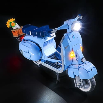 YEABRICKS LED Licht für Lego-10298 Creator Vespa 125 Bausteine Modell (Lego Set Nicht enthalten) - 2