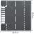YOKES 6stk. Straßen Platten Set für Lego Platten Strasse, Stadtleben, Städtebauen Bauplatten Straße Kompatibel mit Lego City Straßenplatten - 3