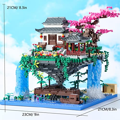 Yushinv Sakura Baumhaus mit Box 3320 Teilen Maße