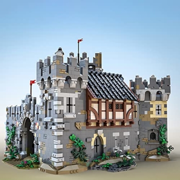 YYXX Modular Mittelalterlicher Stil Mittelalterliche Burg Baukasten, MOC-68151