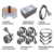 ZCXX 11St. Technik Power Funktions Set Fernbedienung Motoren Servomotor Batteriebox Verlängerungskabel Lichtkabel für Technik Autos, Kompatibel mit Lego Technic - 2