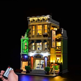 ZHLY LED Licht-Set für Lego Police Station Beleuchtung Lichtset Kompatibel Mit Lego 10278 Police Station (Lego-Modell Nicht enthalten) (Mit Fernbedienung) - 1