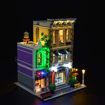 ZHLY LED Licht-Set für Lego Police Station Beleuchtung Lichtset Kompatibel Mit Lego 10278 Police Station (Lego-Modell Nicht enthalten) (Mit Fernbedienung) - 5